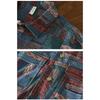 Retro Ethnic Style Shirt Jacket Men Loose Japanese Full-print Plaid Cardigan Long-sleeved Plaid Shirt Spring and Autumn
