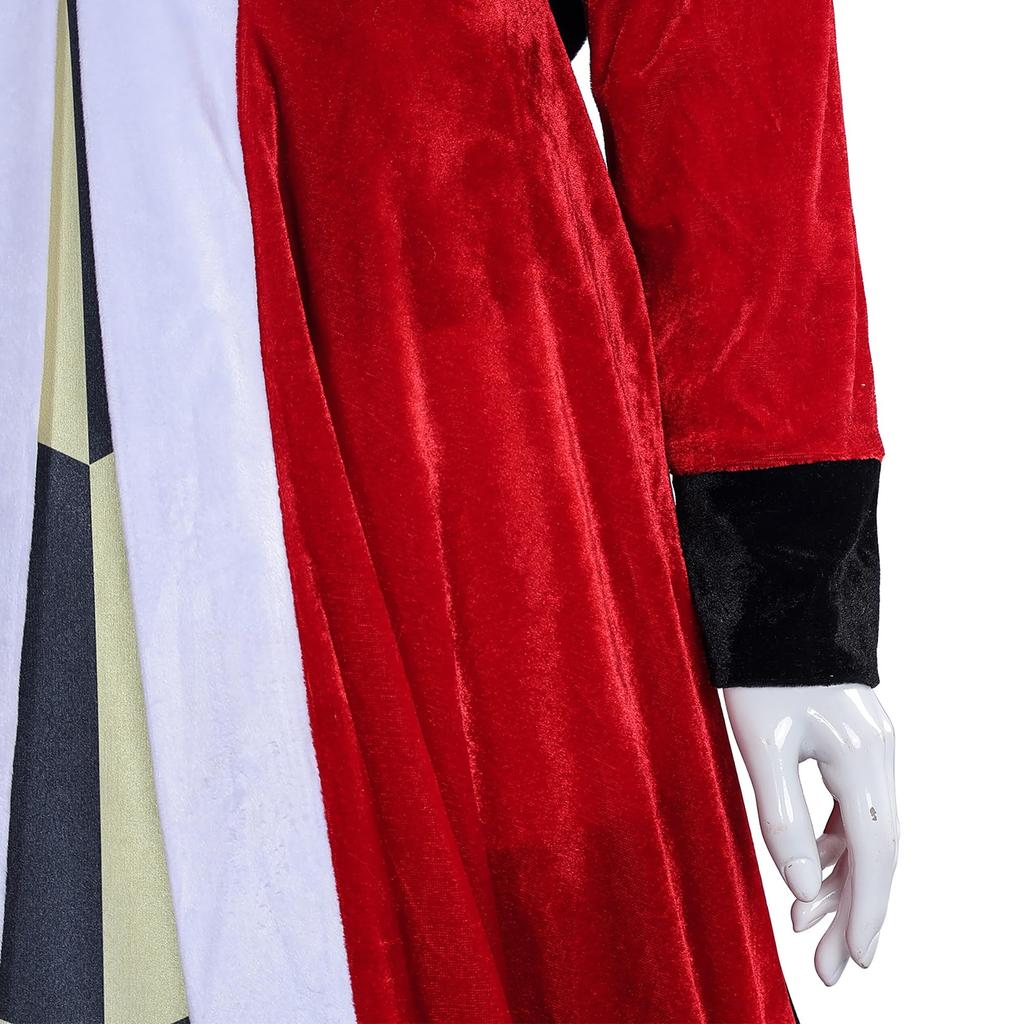 Midoriya Queen of Hearts Alice in Wonderland Dress, Cosplay Costume, Performance Outfit, Halloween, Christmas Costume (Small)