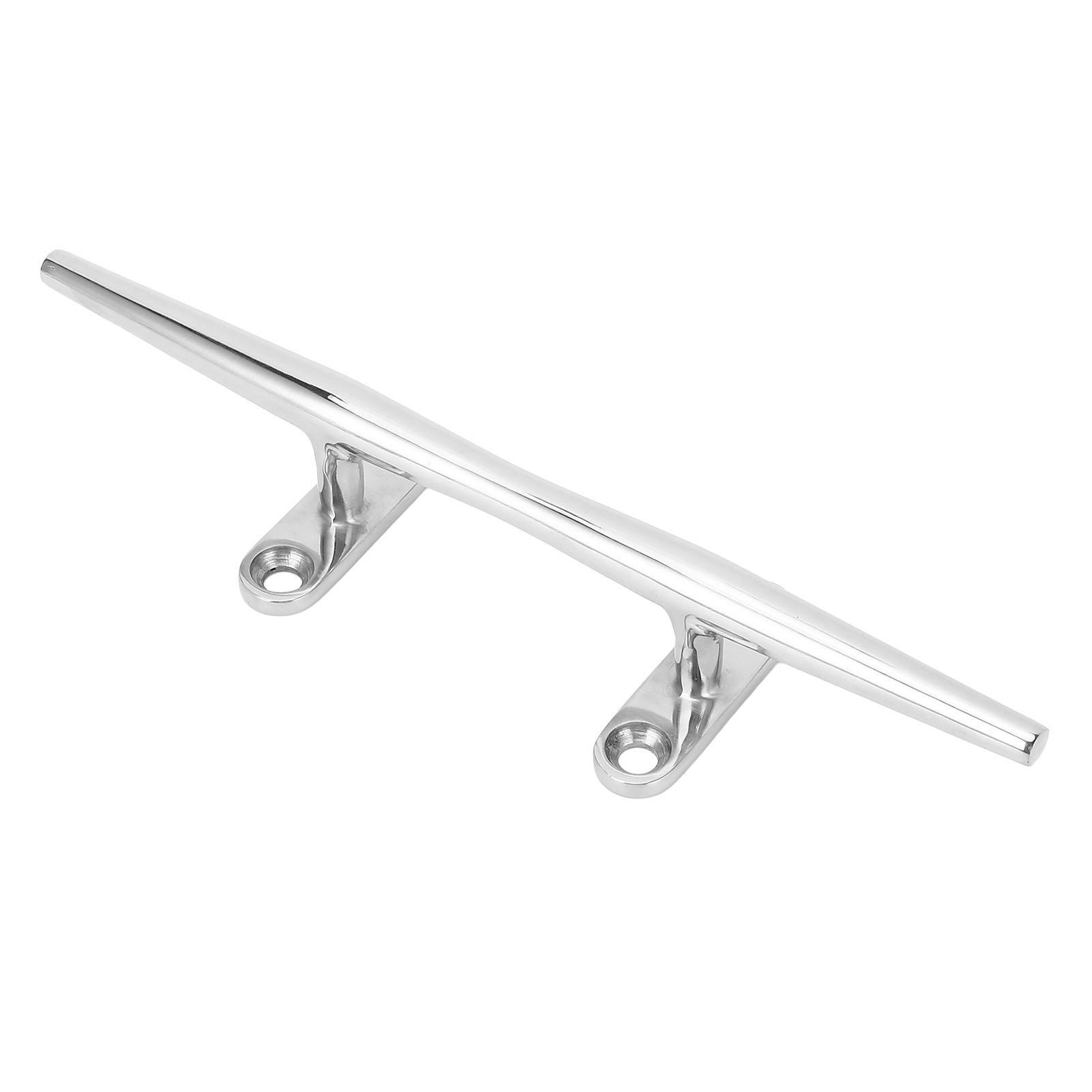 

Boat Dock Cleat 10 Inch 316 Stainless Steel Secure Fixation Mirror Polished Marine Rope Cleat for Yacht Speedboat