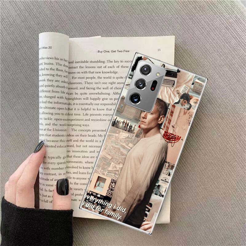 Prison Break TV Series Phone Case for Samsung A17 A37 A57 A54 A14 A24 A34 A07 A04S A02S A12 A22 A32 A52S A16 A26 A36 A56 A72 Gal