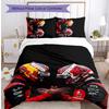 Formula Racing Printed 3PCS Bedding Set Soft Breathable Duvet Cover Pillowcases Set Washable Bedroom Decor Home Gift