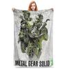 Flanell-Kuscheldecke MGS1 Solid Snake Spiel Metal Gear Warme Plüschdecken Weiche Bettwäsche für Bett Wohnzimmer Zuhause Reise Sofa