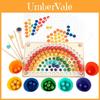 Wooden Rainbow Clamp Bead Fitting Toy For Kids Educational Logic Development And Parentchild Games