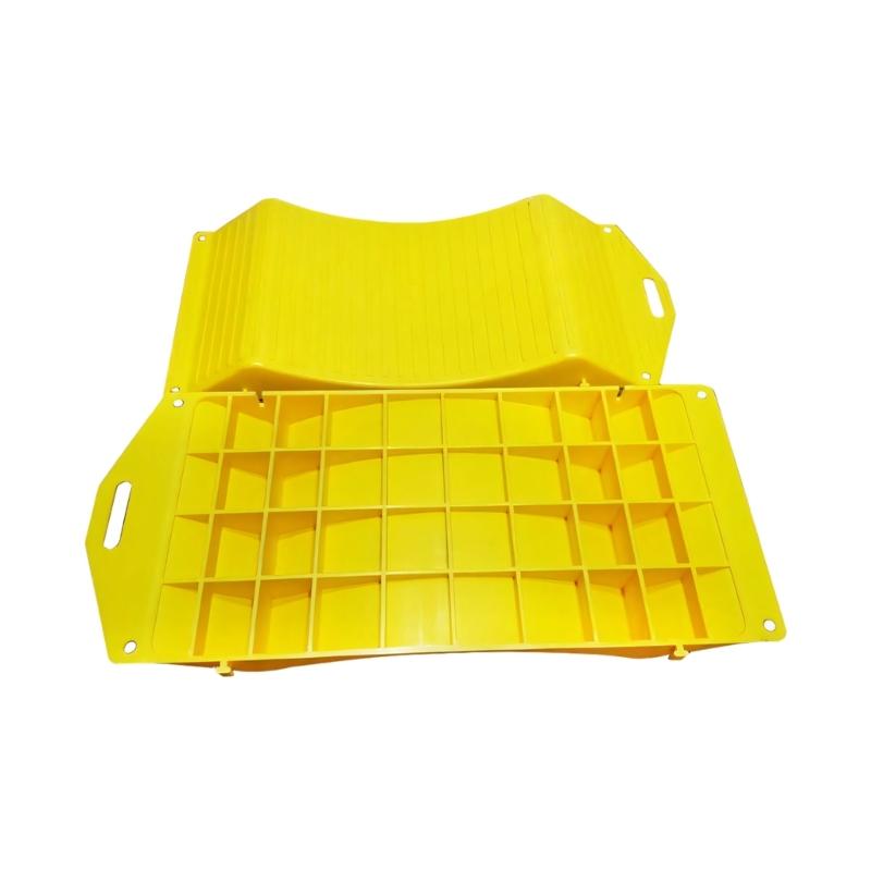 

Pack Of 2 Lightweight Tire Protection Ramps For Cars SUVs And Campers Built Of Strong Polymer With Non Slip Layer жёлтый