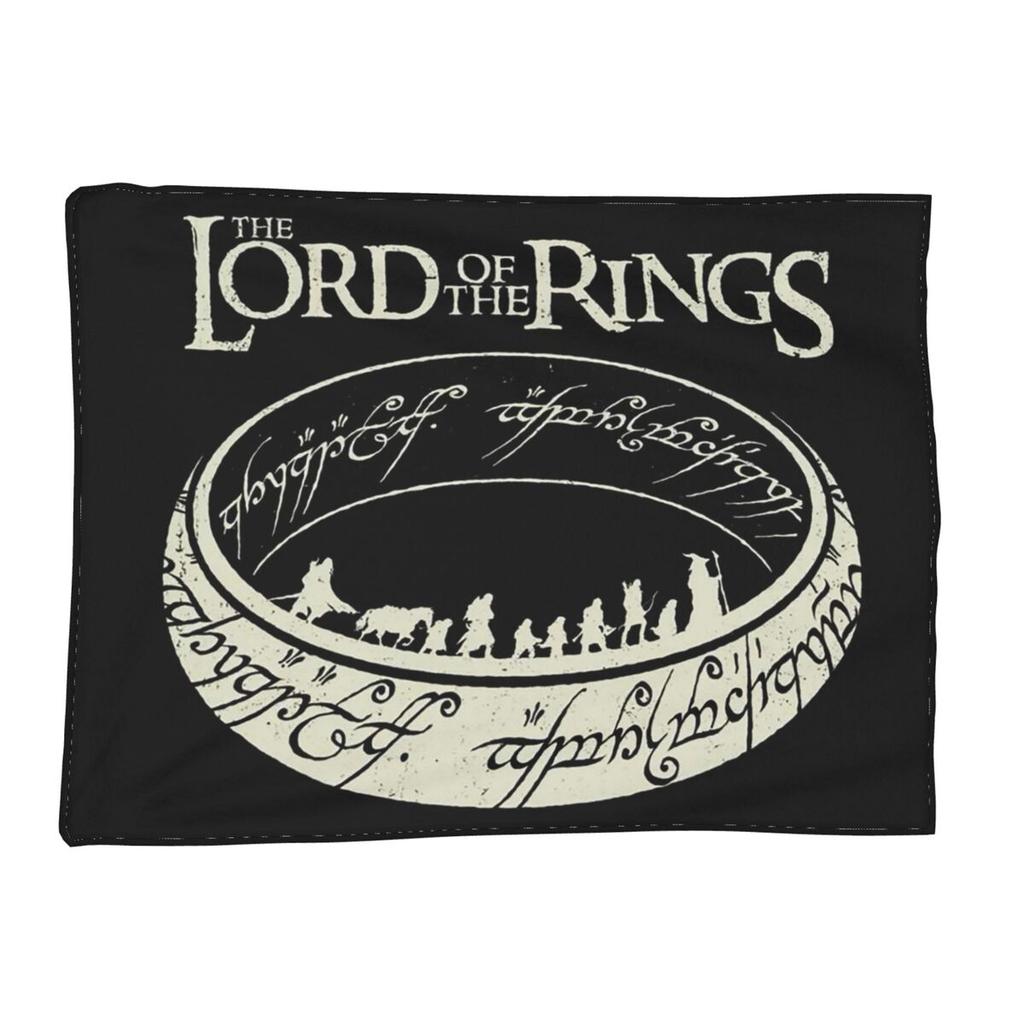 L-Lord Of The Rings Movie Blankets Soft Warm Flannel Throw Blanket Plush for Bed Living Room Picnic Travel Home Couch