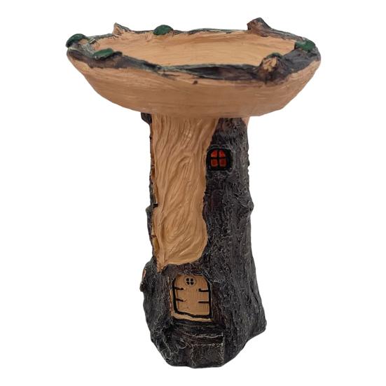 Garden Birds Feeder Resin Statue Outdoor Patio Yard Lawn Free Standing Fairy