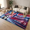 Custom Rug Erling Haaland Pattern Print Name Text Soft Non‑Slip Floor Carpet for Home Indoor Decoration