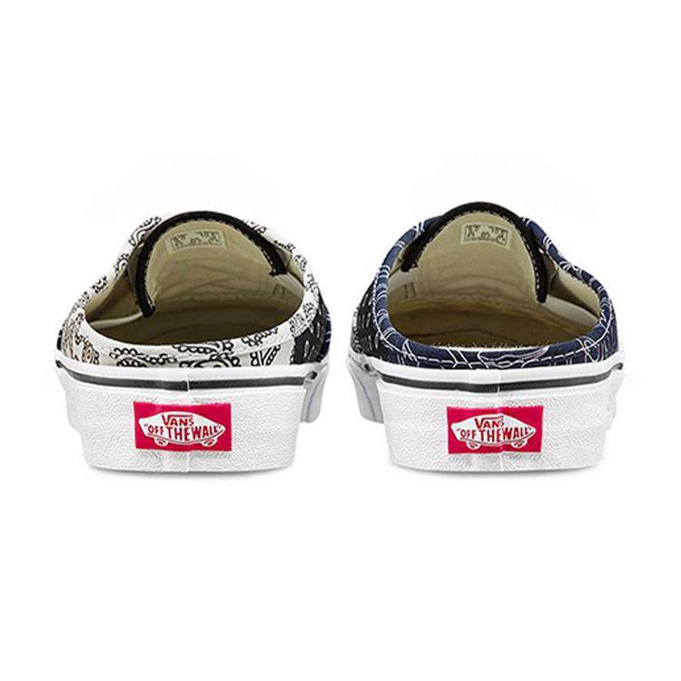 Vans Authentic Mule Pattern Mix - Dress Blues Unisex Sneakers Multi-Color True-White VN0A54F76UW