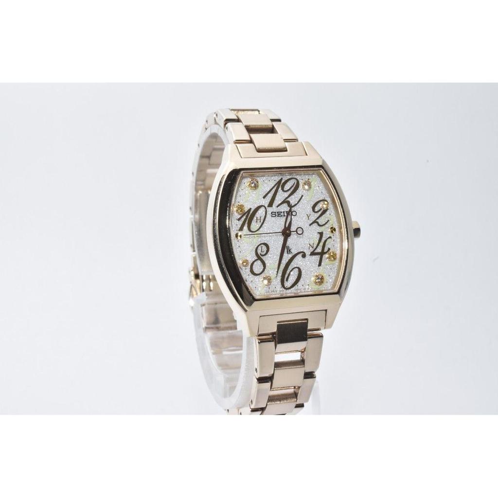 Used SEIKO Lukia 3B51-0AM0 Gold Ladies Watch