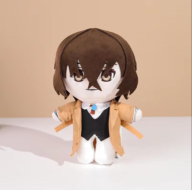 20cm Anime Dazai Osamu Osamu Dazai Nakahara Chuya Sigma Gogol Fyodor Dostoyevsky Niedliches Weiches Plüschkissen Kindergeburtstagsgeschenk