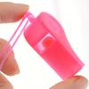 25pcs Plastic Whistles with Lanyard OK Pattern Loud Crisp Sound Emergency Whistles for Sports Training Competition Coaches JXB