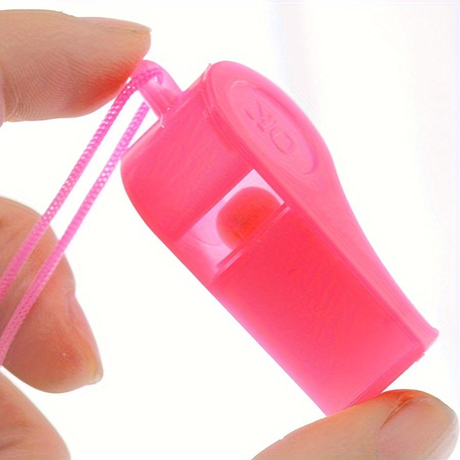 25pcs Plastic Whistles with Lanyard OK Pattern Loud Crisp Sound Emergency Whistles for Sports Training Competition Coaches JXB