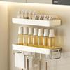 Punch-Free Multi-Functional Wall Shelf