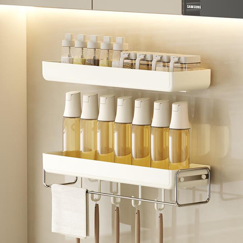 Punch-Free Multi-Functional Wall Shelf