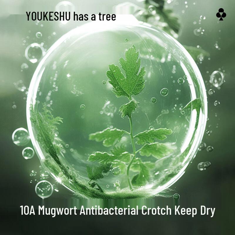 You Ke Shu Men's Breathable Cotton Boxer Briefs