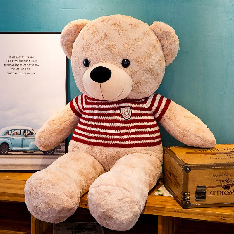 Teddy Bear Plush Toy Sweater Hug Bear Doll Big Bear Hug Pillow Doll Girl Birthday Gift