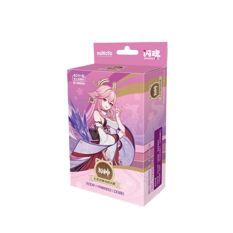 New Original Genshin Impact Genius Invokation Tcg Battle Card Phase Iii Battle Board Game Collcetion Card Surprise Gift Toy