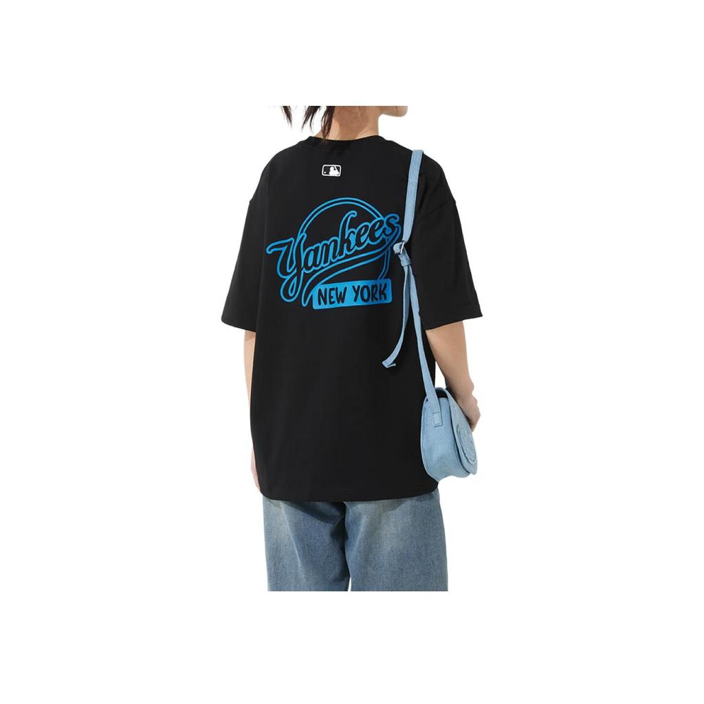 New MLB New York Yankees SS25 T Shirt Unisex Black 3ATSB5353-50BKS