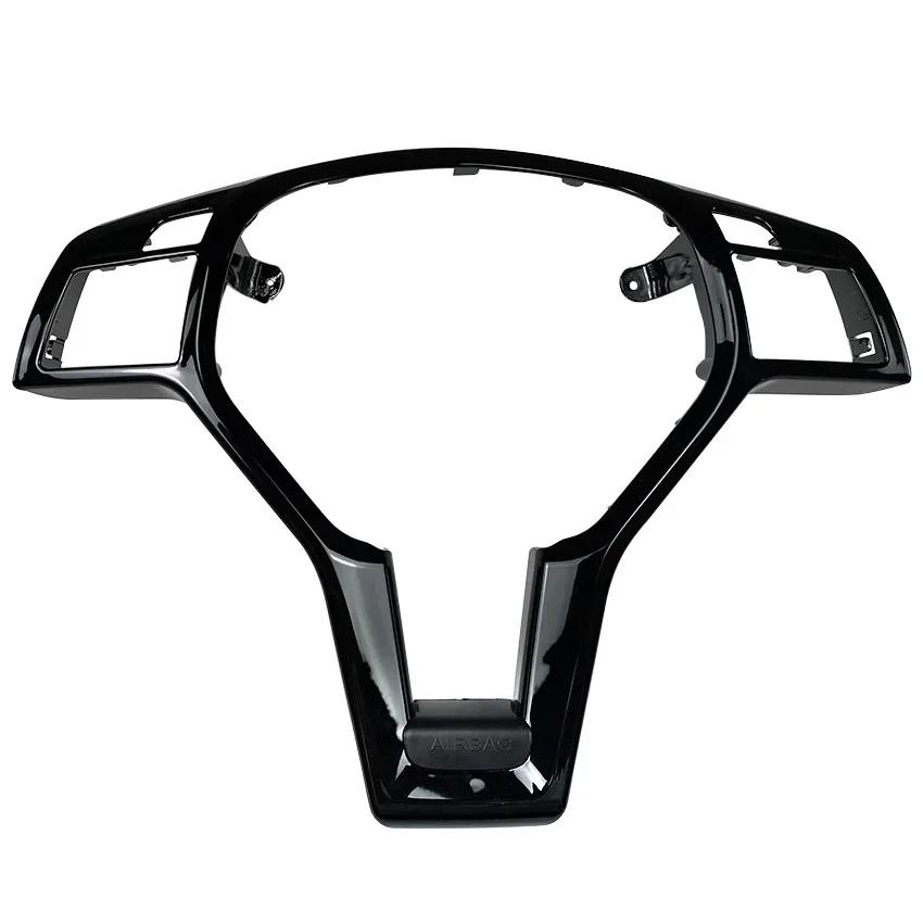 Garniture de couverture de panneau chromé de volant de voiture, pour Mercedes Benz AMG ABCE GLK GLA CLA CLS classe W176 W246 W204 W212 W156 W117