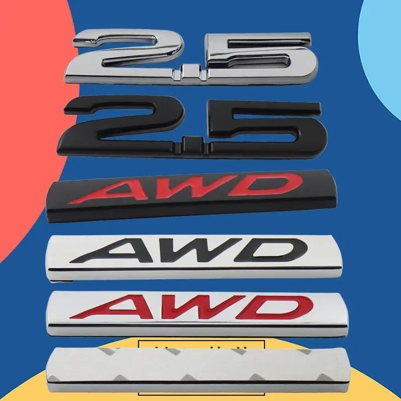 3D 2.5 AWD for CX-5 CX-7 CX-9 RX7 RX8 626 MX5 Car Fender Side Trunk Nameplate Decal Emblem Badge Sticker
