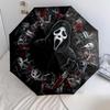 1 PC Automatic Folding Umbrella - Cartoon Pattern, Portable & Foldable Design with 8 Ribs, Christmas Birthday Gifts