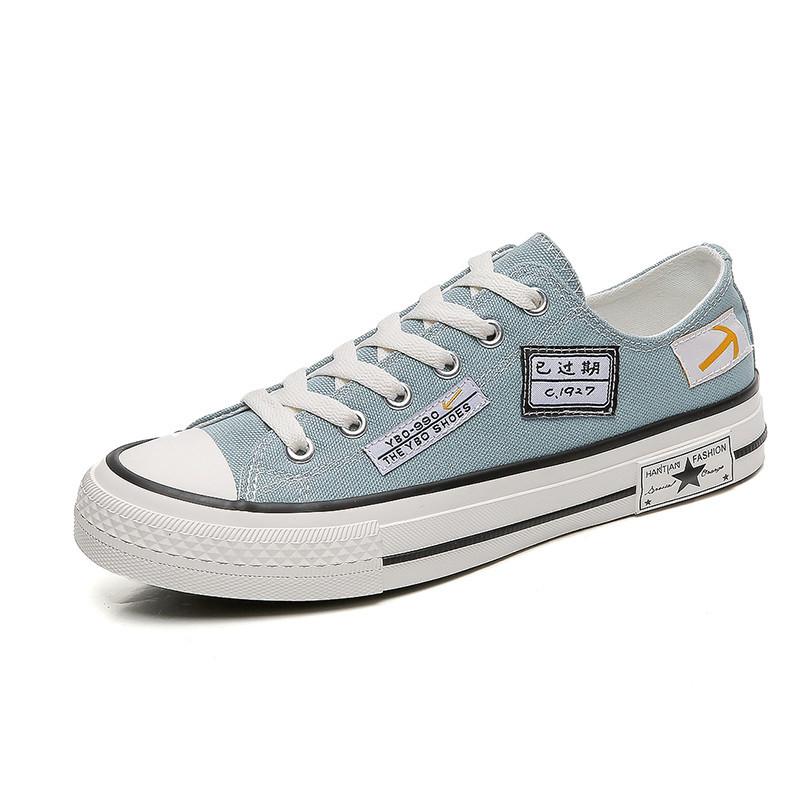 Internet celebrity little white canvas shoes women 2025 new versatile autumn board shoes Korean version ulzzang shoes ins tide H609