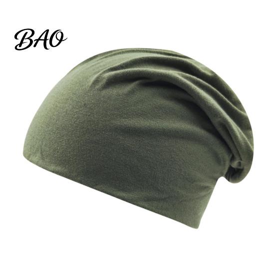 Lightweight Daily Commuting Hat Slouchy Hip-Hop Hat, Solid Color Soft Chemo Headwear, Breathable Street Style Pile for Face Slimming Cancer Cap Women