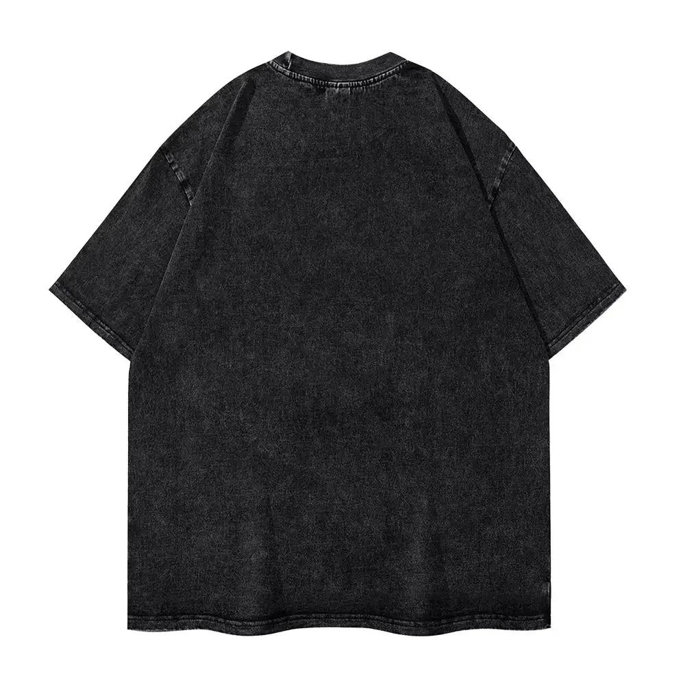 Delicious In Dungeon Meshi Washed T Shirts Streetwear Vintage T-Shirt Anime Tee Shirt for Men Women Oversize Summer