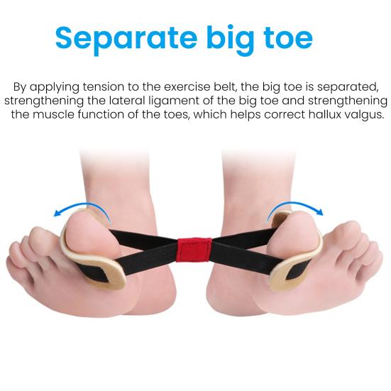 Bunion Corrector Toe Separator Adjustable Hallux Valgus Splint for Women Men Breathable Toe Stretcher for Pain Relief Toe Alignment
