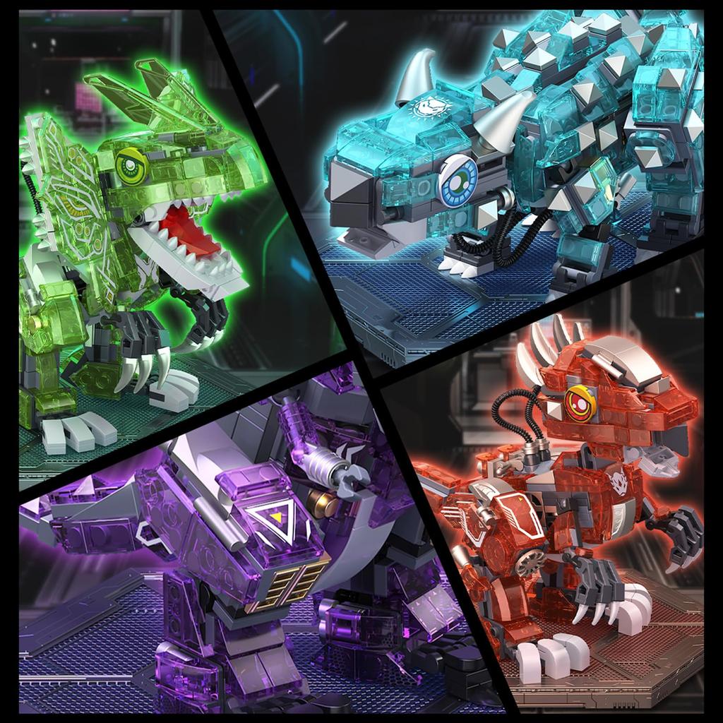 Dinosaur Building Blocks Mecha Dinosaur 15cm Jurassic Building Action Christmas Gift Toy, Series, Approx. Tall, Dinosaur, Blocks, Figure, Boys, Girls,