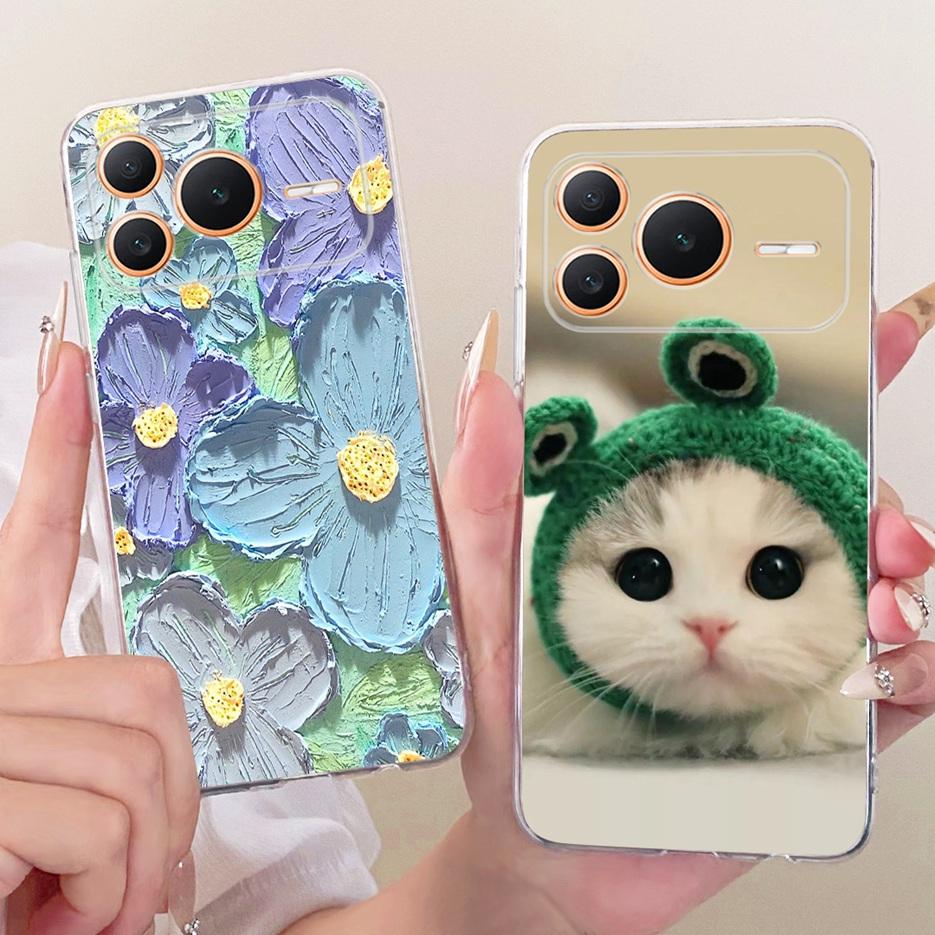 For Honor Power 2 Case SER-AN00 Cute Cat Flowers Painted Cover Soft Slim Phone Case For Honor Power DVD-AN00 HonorPower 2 Fundas
