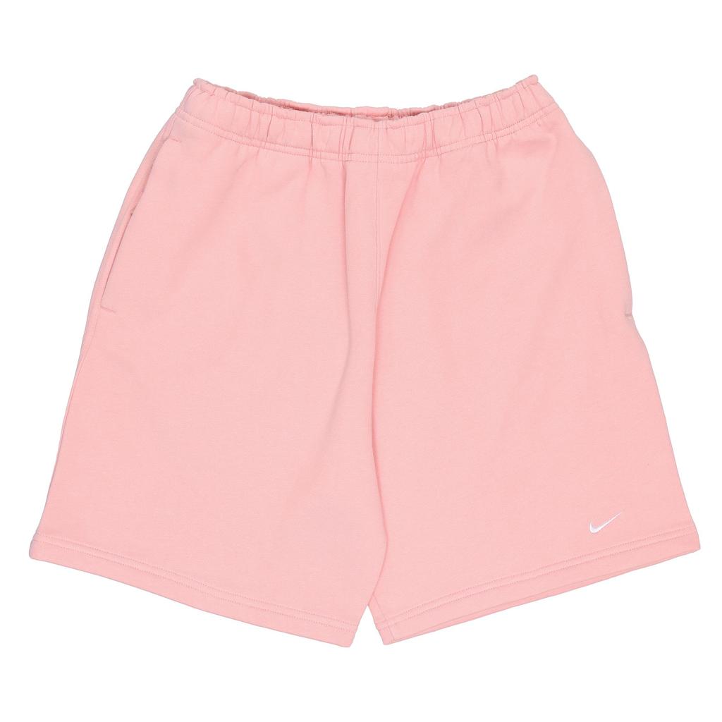 Nike Solo Swoosh Solid Casual Sports Straight Shorts Men Bottoms Pink DV3056-697