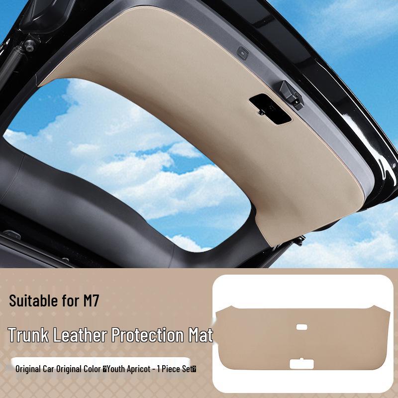 AITO M7/M8 Trunk Protection Pad: Tailgate Leather Mat for Car Interior Enhancement (Fits 26 Models)