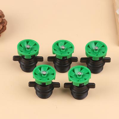 Boquilla de riego giratoria de 360 grados Aspersor giratorio Riego de jardín y césped Rosca macho de 1/2 pulgada Boquilla giratoria automática