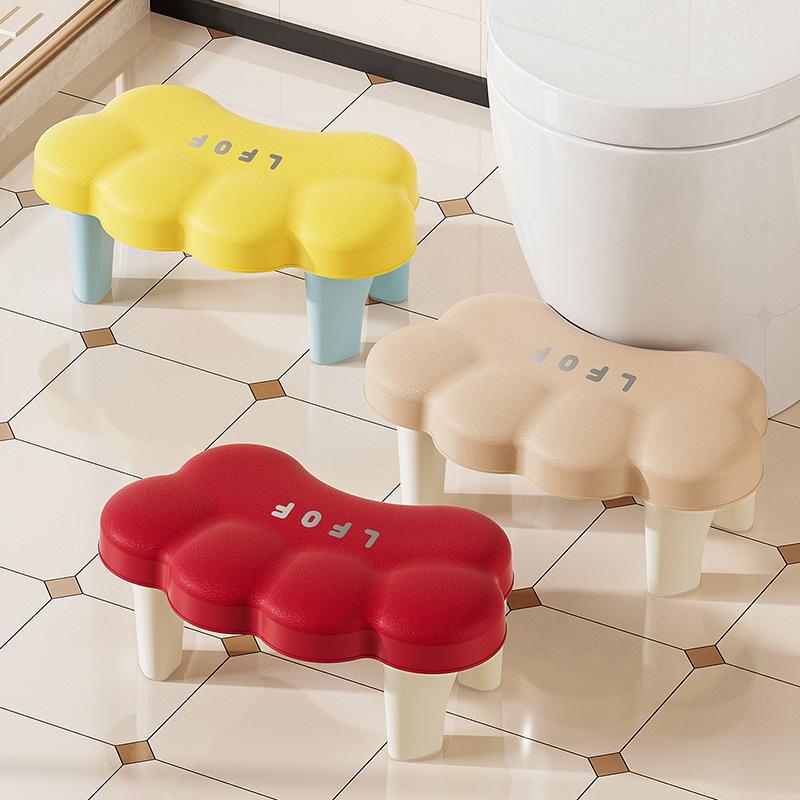 Children's Non-Slip Plastic Bathroom Footstool