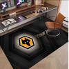 Personalized Crystal Velvet Carpet Wolverhampton Wanderers Pattern Non Slip Floor Rug