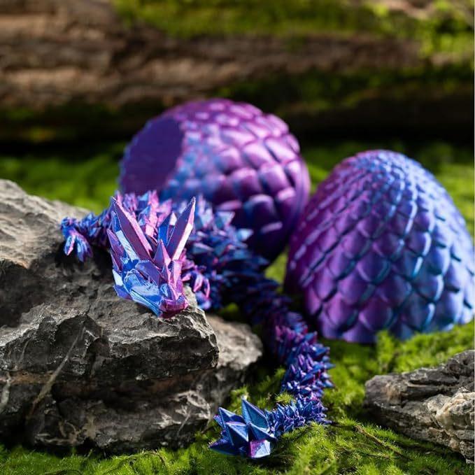 Printed 3d Dragon Eggs With Dragon Inside Fidget Toys For Kids Articulated Adult
