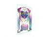 GLASS CUTTING BOARD 35x52 Dog