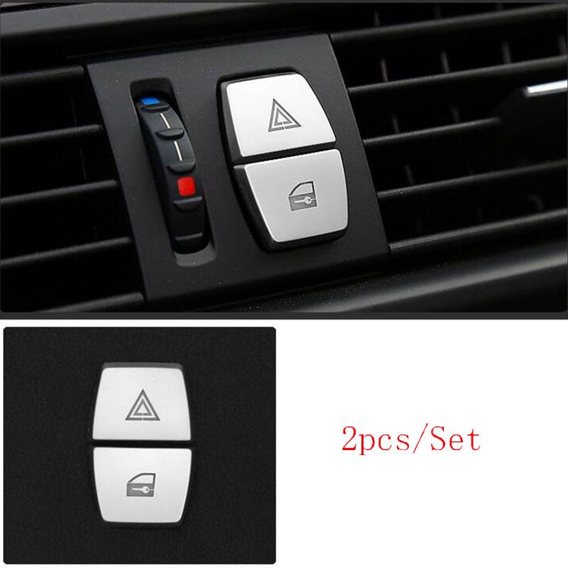ABS Chrome Front Head Light Switch Button Cover Start Stop Engine Switch Button Trim Cover For BMW 5 Series 5GT F07 F10