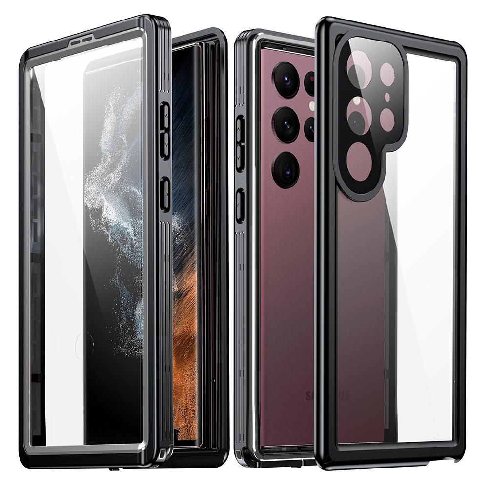 

Водонепроницаемый чехол для телефона Samsung Galaxy S23 Ultra IP68, противоударный чехол для телефона из ПК и неопрена для активного отдыха, пеших прогулок, альпинизма A