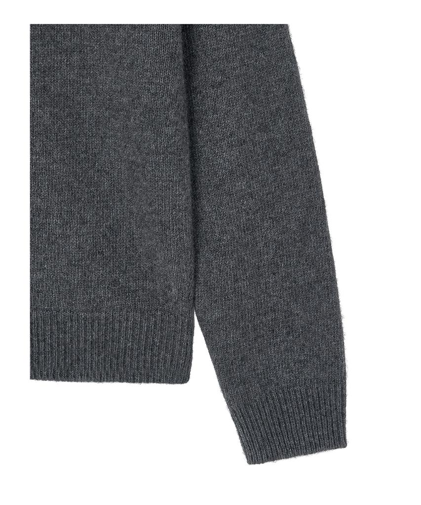 ROUGHTYPE Essential Loose V-Neck Knit - Charcoal