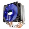 2 Heatpipe Premium CPU Cooler, Dual Row Staggered Heatsink Pipe Silent Hydraulic Bearing Cooling Fan