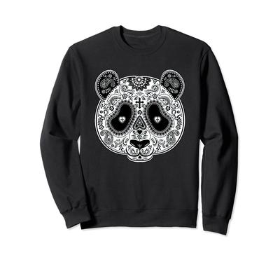 Sudadera Panda Calavera de Azúcar Día de los Muertos