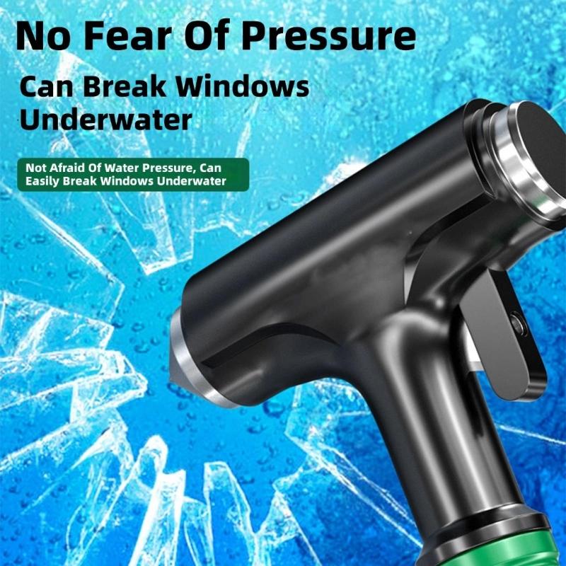 Compact Emergency Tool Featuring Window Breaker Seat Belt Cutter and Safety Hammer Suitable for Car Safety Easy to Use