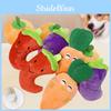 2023 Pet Dog Plush Toy With Sound Soft And Huggable Carrot Pepper Pumpkin And Eggplant Wholesale