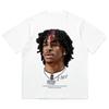2026 Summer Fashion Hip-Hop Basketball Face T-shirt Casual Trend Streetwear for Men and Women Youth Top Hip Hop Streetwear Oversized Tshirt
