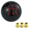 Arenbel Car Gear Shift Lever Polished Ball Shifter Stick Grip Universal for Manual and Automatic Black 5-Speed Knob, Handle, Vehicles,