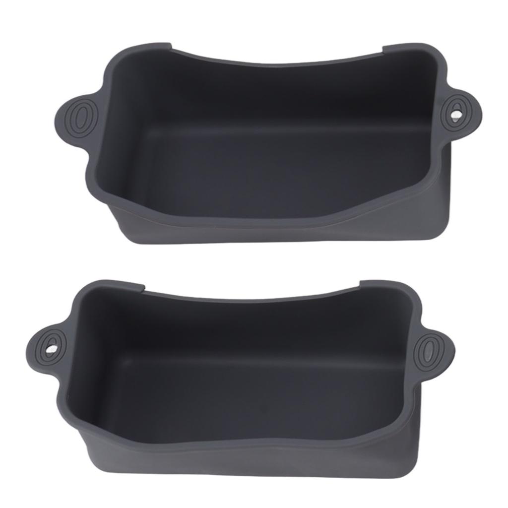 2Pcs Silicone Grease Cup Liners Reusable Drip Pan Liners Silicone Rear Grease Catcher for Griddle