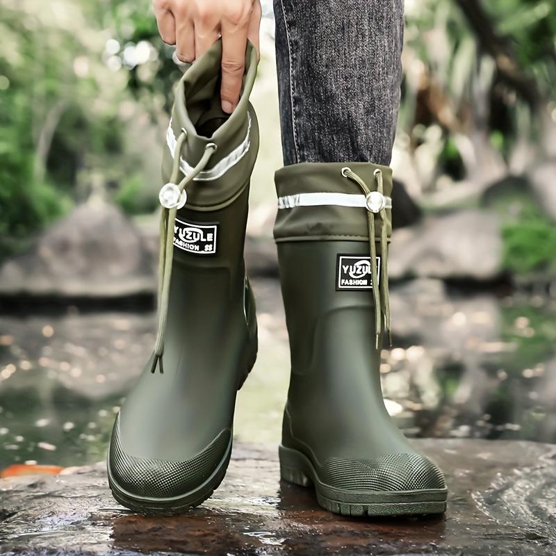 Men's Waterproof Rain Shoes, Couple'S Outdoor Water Shoes, Fishing Short Rain Boots, Seasonal Rain Boots, Gardening Boots, Sports Rain Boots
