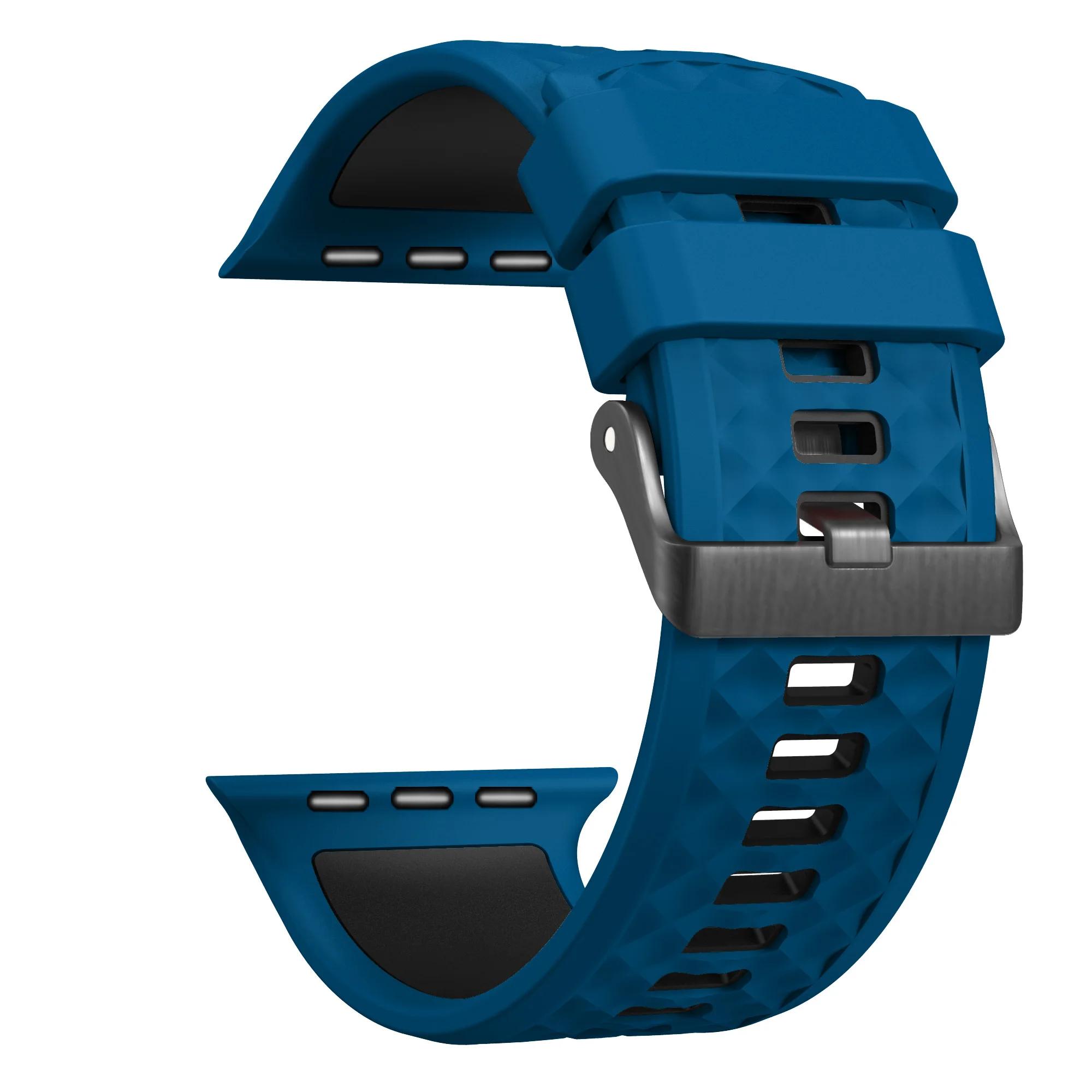 

Силиконовый ремешок для Apple Watch 49 мм 45 мм 46 мм 44 мм Серия 321- 42 мм Мягкий и дышащий ремешок для умных часов Serie 321- 42mm